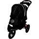 Petique Chinook Black | Luxury Dog Stroller | Front and Rear Wheels (30 cm) Made of EVA for Added Comfort Reflective Tape For Pets up to 23 kg Petique Chinook Black | Luxury Dog Stroller | Front and Rear Wheels (30 cm) Made of EVA for Added Comfort Reflective Tape For Pets up to 23 kg