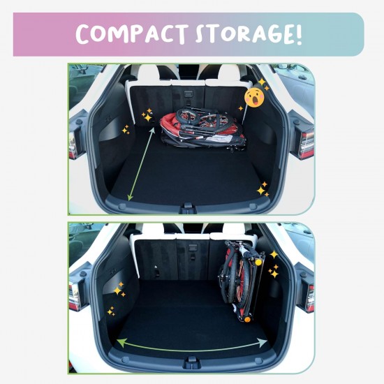 Petique Trailblazer Jogger Dog Stroller for Medium Dogs & Cats - Air-Filled Tyres, 3 Leads, Peek-a-Boo Window, Foldable, Large Storage Space - Blue Pet Trolley Petique Trailblazer Jogger Dog Stroller for Medium Dogs & Cats - Air-Filled Tyres, 3 Leads, Peek-a-Boo Window, Foldable, Large Storage Space - Blue Pet Trolley