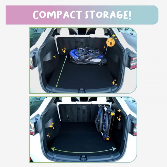 Petique Trailblazer Jogger Dog Stroller for Medium Dogs & Cats - Air-Filled Tyres, 3 Leads, Peek-a-Boo Window, Foldable, Large Storage Space - Blue Pet Trolley Petique Trailblazer Jogger Dog Stroller for Medium Dogs & Cats - Air-Filled Tyres, 3 Leads, Peek-a-Boo Window, Foldable, Large Storage Space - Blue Pet Trolley