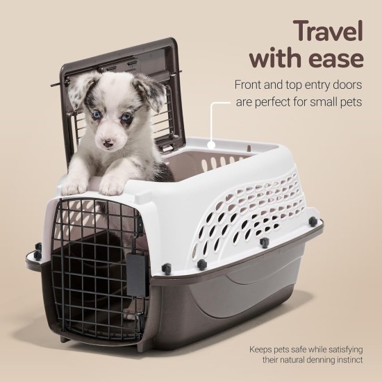 Petmate 2-Door Top Load Kennel for Cats, 19-Inch Petmate 2-Door Top Load Kennel for Cats, 19-Inch