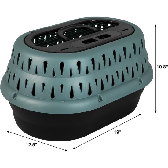 Petmate 2-Door Top Load Kennel for Cats, 19-Inch Petmate 2-Door Top Load Kennel for Cats, 19-Inch