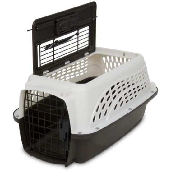 Petmate 2-Door Top Load Kennel for Cats, 19-Inch