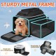 Petskd Expandable Pet Carrier Top & Side 18" x 13" x 9.5" Southwest Allegiant Airline Approved Soft Side Carrier for Small Cats and Dogs with