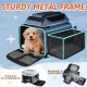 Petskd Expandable Pet Carrier Top & Side Carrier 17" x 11" x 9.6" Southwest Alaska Airline Approved Soft Carrier for Small Dogs and Cats Holds 1-10 lbs Petskd Expandable Pet Carrier Top & Side Carrier 17" x 11" x 9.6" Southwest Alaska Airline Approved Soft Carrier for Small Dogs and Cats Holds 1-10 lbs