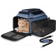 Petskd Expandable Pet Carrier Top & Side Carrier 17" x 13" x 9.5" Southwest Airline Approved Soft Side Carrier for Small Cats and Dogs with Lockable Petskd Expandable Pet Carrier Top & Side Carrier 17" x 13" x 9.5" Southwest Airline Approved Soft Side Carrier for Small Cats and Dogs with Lockable