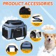 Petskd Expandable Pet Carrier Top & Side Carrier 17" x 13" x 9.5" Southwest Airline Approved Soft Side Carrier for Small Cats and Dogs with Lockable Petskd Expandable Pet Carrier Top & Side Carrier 17" x 13" x 9.5" Southwest Airline Approved Soft Side Carrier for Small Cats and Dogs with Lockable