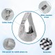 QUTHZZHY Dog Carrier Bag, Dog Backpack up to 10 kg, Portable Pet Dog Bag with Adjustable, Reversible Carry Bag, Dog for Small Dogs and Other Pets, Outdoor Walking Activities QUTHZZHY Dog Carrier Bag, Dog Backpack up to 10 kg, Portable Pet Dog Bag with Adjustable, Reversible Carry Bag, Dog for Small Dogs and Other Pets, Outdoor Walking Activities