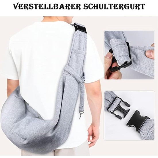 RNXSIB Dog Carrier, Sling Dog, Dog Bag Pets up to 7.5 kg, Adjustable Secure Carry Strap, Dog Carry Bag, Carry Bag for Small Dogs for Walks RNXSIB Dog Carrier, Sling Dog, Dog Bag Pets up to 7.5 kg, Adjustable Secure Carry Strap, Dog Carry Bag, Carry Bag for Small Dogs for Walks