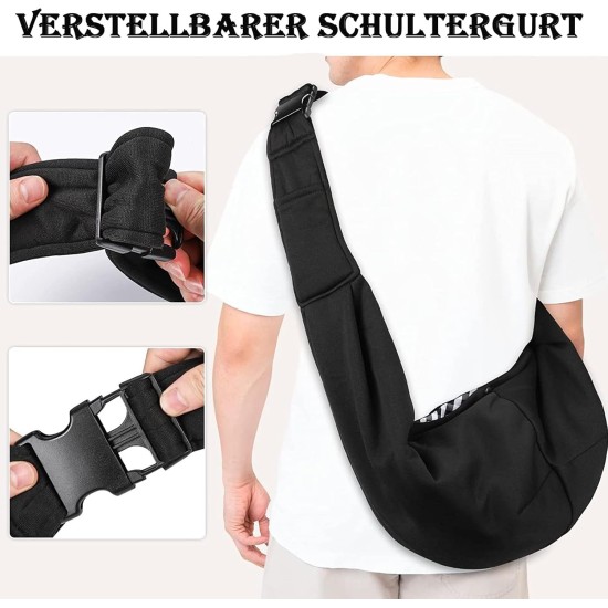 RNXSIB Dog Carrier, Sling Dog, Dog Bag Pets up to 7.5 kg, Adjustable Secure Carry Strap, Dog Carry Bag, Carry Bag for Small Dogs for Walks RNXSIB Dog Carrier, Sling Dog, Dog Bag Pets up to 7.5 kg, Adjustable Secure Carry Strap, Dog Carry Bag, Carry Bag for Small Dogs for Walks