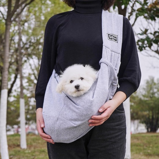 RNXSIB Dog Carrier, Sling Dog, Dog Bag Pets up to 7.5 kg, Adjustable Secure Carry Strap, Dog Carry Bag, Carry Bag for Small Dogs for Walks RNXSIB Dog Carrier, Sling Dog, Dog Bag Pets up to 7.5 kg, Adjustable Secure Carry Strap, Dog Carry Bag, Carry Bag for Small Dogs for Walks