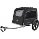 Retrospec Rover Hauler Bicycle Trailer for Small and Medium Dogs - Foldable Frame with 16" Wheels - Non-Slip Base and Internal Leas Pet Retrospec Rover Hauler Bicycle Trailer for Small and Medium Dogs - Foldable Frame with 16" Wheels - Non-Slip Base and Internal Leas Pet