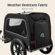 Retrospec Rover Hauler Bicycle Trailer for Small and Medium Dogs - Foldable Frame with 16" Wheels - Non-Slip Base and Internal Leas Pet Retrospec Rover Hauler Bicycle Trailer for Small and Medium Dogs - Foldable Frame with 16" Wheels - Non-Slip Base and Internal Leas Pet