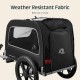Retrospec Rover Hauler Bicycle Trailer for Small and Medium Dogs - Foldable Frame with 16" Wheels - Non-Slip Base and Internal Leas Pet Retrospec Rover Hauler Bicycle Trailer for Small and Medium Dogs - Foldable Frame with 16" Wheels - Non-Slip Base and Internal Leas Pet