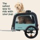 Retrospec Rover Hauler Bicycle Trailer for Small and Medium Dogs - Foldable Frame with 16" Wheels - Non-Slip Base and Internal Leas Pet Retrospec Rover Hauler Bicycle Trailer for Small and Medium Dogs - Foldable Frame with 16" Wheels - Non-Slip Base and Internal Leas Pet