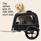 Retrospec Rover Hauler Bicycle Trailer for Small and Medium Dogs - Foldable Frame with 16" Wheels - Non-Slip Base and Internal Leas Pet Retrospec Rover Hauler Bicycle Trailer for Small and Medium Dogs - Foldable Frame with 16" Wheels - Non-Slip Base and Internal Leas Pet