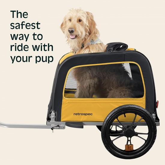Retrospec Rover Hauler Pet Bike Trailer - Small & Medium Sized Dogs Bicycle Carrier Retrospec Rover Hauler Pet Bike Trailer - Small & Medium Sized Dogs Bicycle Carrier