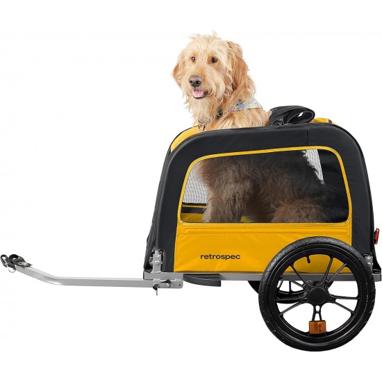 Retrospec Rover Hauler Pet Bike Trailer - Small & Medium Sized Dogs Bicycle Carrier Retrospec Rover Hauler Pet Bike Trailer - Small & Medium Sized Dogs Bicycle Carrier