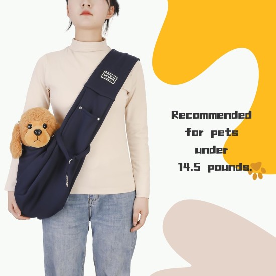 Reversibel Kleine Hundetragetasche bis 7KG Angenehm Tragetasche Hund Sicherer mit Karabiner Tragegurt Hunde Tragetuch Hunde Umhängetasche für Haustiere für Spaziergänge Aktivitäten im Freien Reversibel Kleine Hundetragetasche bis 7KG Angenehm Tragetasche Hund Sicherer mit Karabiner Tragegurt Hunde Tragetuch Hunde Umhängetasche für Haustiere für Spaziergänge Aktivitäten im Freien