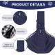 Reversible Small Dog Carrier Bag up to 7 kg, Dog Carry Bag, Adjustable Dog Bag (Dark Blue) Reversible Small Dog Carrier Bag up to 7 kg, Dog Carry Bag, Adjustable Dog Bag (Dark Blue)