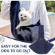 Reversible Small Dog Carrier Bag up to 7 kg, Dog Carry Bag, Adjustable Dog Bag (Dark Blue) Reversible Small Dog Carrier Bag up to 7 kg, Dog Carry Bag, Adjustable Dog Bag (Dark Blue)