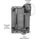 Ruff Life Premium Expandable Pet Carrier on Wheels, Double Sided Expandable Pet Carrier for Dogs and Cats, Extra Spacious Soft Lined, Grey