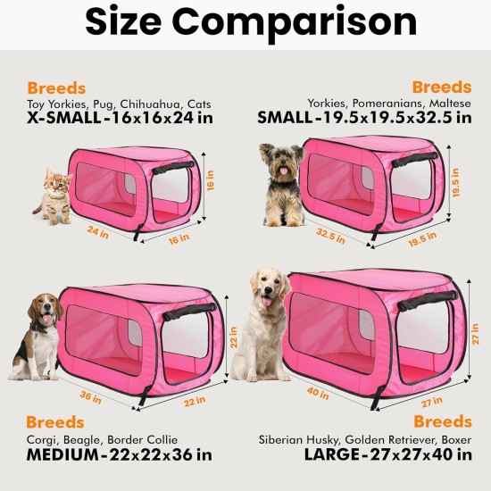 SOLPPK00GRN POP UP PET KENNEL, Green SOLPPK00GRN POP UP PET KENNEL, Green