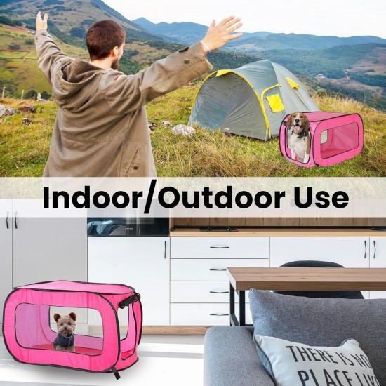 SOLPPK00GRN POP UP PET KENNEL, Green SOLPPK00GRN POP UP PET KENNEL, Green