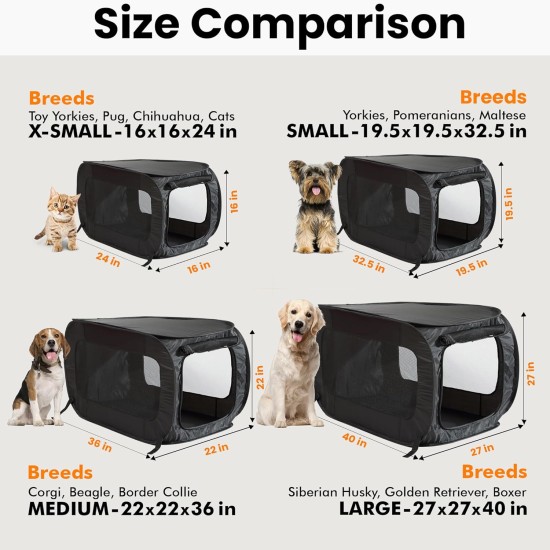 SOLPPK00GRN POP UP PET KENNEL, Green SOLPPK00GRN POP UP PET KENNEL, Green
