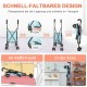 SURFOU Dog Buggy Foldable Dog Pushchair Up to Buggy Cat Trolley Small Foldable Cat Push Trolley Dog Stroller Cat Buggy for Outdoor Pet Dog Buggy Pet Pram Teal Green SURFOU Dog Buggy Foldable Dog Pushchair Up to Buggy Cat Trolley Small Foldable Cat Push Trolley Dog Stroller Cat Buggy for Outdoor Pet Dog Buggy Pet Pram Teal Green