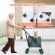 SURFOU Dog Buggy Foldable Dog Pushchair Up to Buggy Cat Trolley Small Foldable Cat Push Trolley Dog Stroller Cat Buggy for Outdoor Pet Dog Buggy Pet Trolley Dark Green SURFOU Dog Buggy Foldable Dog Pushchair Up to Buggy Cat Trolley Small Foldable Cat Push Trolley Dog Stroller Cat Buggy for Outdoor Pet Dog Buggy Pet Trolley Dark Green