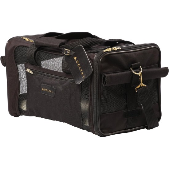 Sherpa Delta Deluxe Pet Carrier, Medium, Black Sherpa Delta Deluxe Pet Carrier, Medium, Black