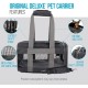 Sherpa Genuine Deluxe Pet Carrier - Airline Approved and Guaranteed on Board - Charcoal Grey, Small Sherpa Genuine Deluxe Pet Carrier - Airline Approved and Guaranteed on Board - Charcoal Grey, Small