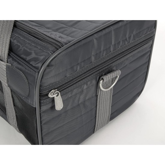 Sherpa Genuine Deluxe Pet Carrier - Airline Approved and Guaranteed on Board - Charcoal Grey, Small Sherpa Genuine Deluxe Pet Carrier - Airline Approved and Guaranteed on Board - Charcoal Grey, Small