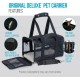 Sherpa Genuine Deluxe Pet Carrier - Airline Approved and Guaranteed on Board - Charcoal Grey, Small Sherpa Genuine Deluxe Pet Carrier - Airline Approved and Guaranteed on Board - Charcoal Grey, Small