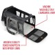 Sherpa Genuine Deluxe Pet Carrier - Airline Approved and Guaranteed on Board - Charcoal Grey, Small Sherpa Genuine Deluxe Pet Carrier - Airline Approved and Guaranteed on Board - Charcoal Grey, Small