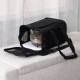 Sherpa Genuine Deluxe Pet Carrier - Airline Approved and Guaranteed on Board - Charcoal Grey, Small Sherpa Genuine Deluxe Pet Carrier - Airline Approved and Guaranteed on Board - Charcoal Grey, Small