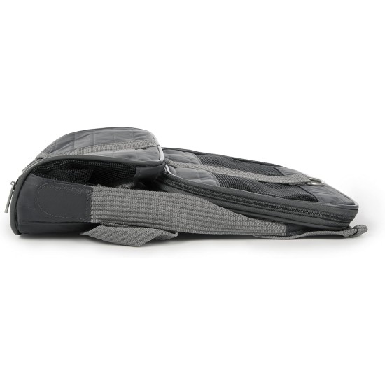 Sherpa Genuine Deluxe Pet Carrier - Airline Approved and Guaranteed on Board - Charcoal Grey, Small Sherpa Genuine Deluxe Pet Carrier - Airline Approved and Guaranteed on Board - Charcoal Grey, Small