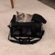 Sherpa Genuine Deluxe Pet Carrier - Airline Approved and Guaranteed on Board - Charcoal Grey, Small Sherpa Genuine Deluxe Pet Carrier - Airline Approved and Guaranteed on Board - Charcoal Grey, Small