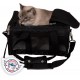 Sherpa Genuine Deluxe Pet Carrier - Airline Approved and Guaranteed on Board - Charcoal Grey, Small Sherpa Genuine Deluxe Pet Carrier - Airline Approved and Guaranteed on Board - Charcoal Grey, Small