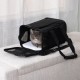 Sherpa Genuine Deluxe Pet Carrier - Airline Approved and Guaranteed on Board - Charcoal Grey, Small Sherpa Genuine Deluxe Pet Carrier - Airline Approved and Guaranteed on Board - Charcoal Grey, Small