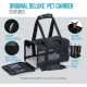 Sherpa Genuine Deluxe Pet Carrier - Airline Approved and Guaranteed on Board - Charcoal Grey, Small Sherpa Genuine Deluxe Pet Carrier - Airline Approved and Guaranteed on Board - Charcoal Grey, Small