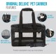 Sherpa Genuine Deluxe Pet Carrier - Airline Approved and Guaranteed on Board - Charcoal Grey, Small Sherpa Genuine Deluxe Pet Carrier - Airline Approved and Guaranteed on Board - Charcoal Grey, Small