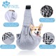 Shoulder Bag for Pets, Adjustable Pet Sling for Dogs, Reversible Small Dog Carrier up to 7 kg, Dog Carry Bag for Walks and Outdoor Activities (Dark Blue) Shoulder Bag for Pets, Adjustable Pet Sling for Dogs, Reversible Small Dog Carrier up to 7 kg, Dog Carry Bag for Walks and Outdoor Activities (Dark Blue)