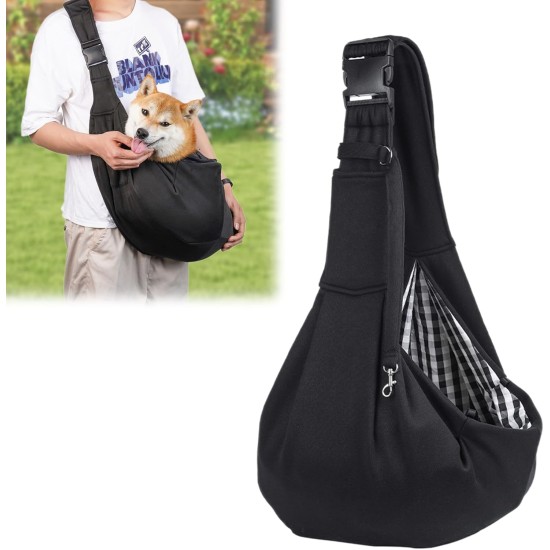 Shoulder Bag for Pets, Adjustable Pet Sling for Dogs, Reversible Small Dog Carrier up to 7 kg, Dog Carry Bag for Walks and Outdoor Activities (Dark Blue) Shoulder Bag for Pets, Adjustable Pet Sling for Dogs, Reversible Small Dog Carrier up to 7 kg, Dog Carry Bag for Walks and Outdoor Activities (Dark Blue)