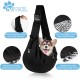 Shoulder Bag for Pets, Adjustable Pet Sling for Dogs, Reversible Small Dog Carrier up to 7 kg, Dog Carry Bag for Walks and Outdoor Activities (Dark Blue) Shoulder Bag for Pets, Adjustable Pet Sling for Dogs, Reversible Small Dog Carrier up to 7 kg, Dog Carry Bag for Walks and Outdoor Activities (Dark Blue)