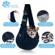 Shoulder Bag for Pets, Adjustable Pet Sling for Dogs, Reversible Small Dog Carrier up to 7 kg, Dog Carry Bag for Walks and Outdoor Activities (Dark Blue) Shoulder Bag for Pets, Adjustable Pet Sling for Dogs, Reversible Small Dog Carrier up to 7 kg, Dog Carry Bag for Walks and Outdoor Activities (Dark Blue)