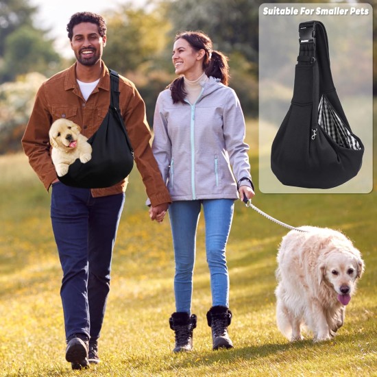 Shoulder Bag for Pets, Adjustable Pet Sling for Dogs, Reversible Small Dog Carrier up to 7 kg, Dog Carry Bag for Walks and Outdoor Activities (Dark Blue) Shoulder Bag for Pets, Adjustable Pet Sling for Dogs, Reversible Small Dog Carrier up to 7 kg, Dog Carry Bag for Walks and Outdoor Activities (Dark Blue)