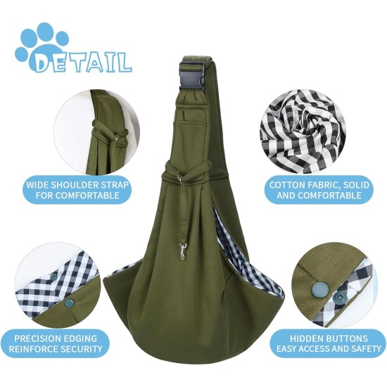 Shoulder Bag for Pets, Adjustable Pet Sling for Dogs, Reversible Small Dog Carrier up to 7 kg, Dog Carry Bag for Walks and Outdoor Activities (Dark Blue) Shoulder Bag for Pets, Adjustable Pet Sling for Dogs, Reversible Small Dog Carrier up to 7 kg, Dog Carry Bag for Walks and Outdoor Activities (Dark Blue)