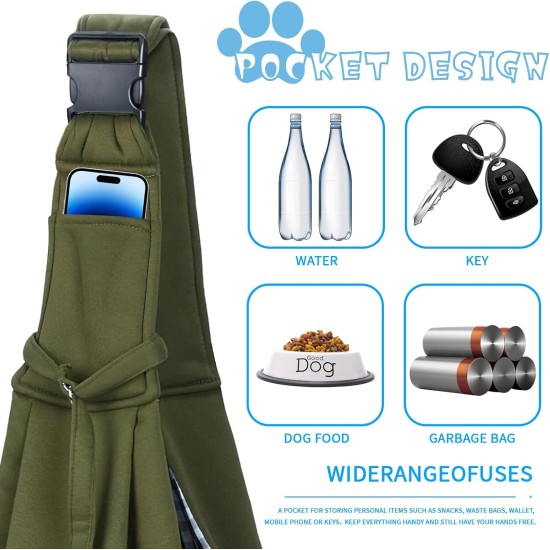 Shoulder Bag for Pets, Adjustable Pet Sling for Dogs, Reversible Small Dog Carrier up to 7 kg, Dog Carry Bag for Walks and Outdoor Activities (Dark Blue) Shoulder Bag for Pets, Adjustable Pet Sling for Dogs, Reversible Small Dog Carrier up to 7 kg, Dog Carry Bag for Walks and Outdoor Activities (Dark Blue)