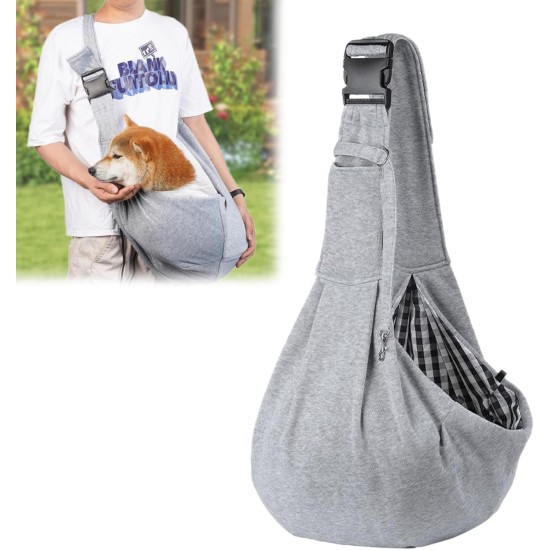 Shoulder Bag for Pets, Adjustable Pet Sling for Dogs, Reversible Small Dog Carrier up to 7 kg, Dog Carry Bag for Walks and Outdoor Activities (Dark Blue) Shoulder Bag for Pets, Adjustable Pet Sling for Dogs, Reversible Small Dog Carrier up to 7 kg, Dog Carry Bag for Walks and Outdoor Activities (Dark Blue)